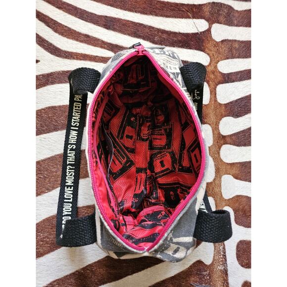 Y2K 2006 Rare Andy Warhol LOOP Dollar NYC Small Duffel Barrel Bag - Picture 9 of 11